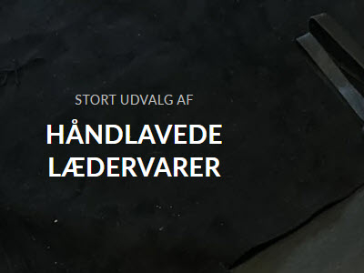 Håndlavede lædervarer