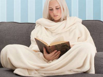 Luksustæppe med ærmer