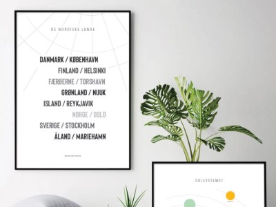 Unikke og personlige plakater